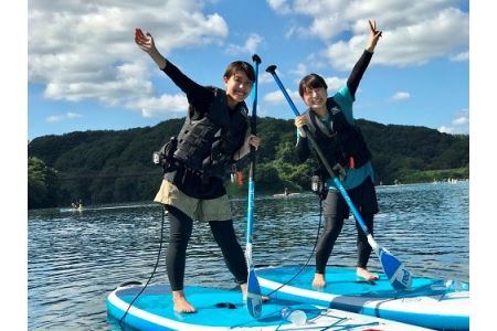 那須で唯一！　Spesアクティビティ那須　SUP体験ツアー チケット 利用券 ペア アクティビティ SUP ワンちゃん 初心者OK 〔P-235〕