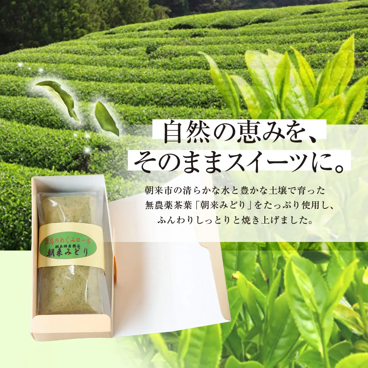 但馬のめぐみロール(朝来みどり) 兵庫県 朝来市 AS2AC4 ロールケーキ 緑茶ケーキ ケーキ 緑茶 洋菓子 菓子 スイーツ デザート 朝来みどり