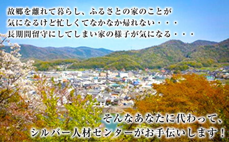 矢掛町エリア内限定 空き家(空き地)見守りサービス 1回分