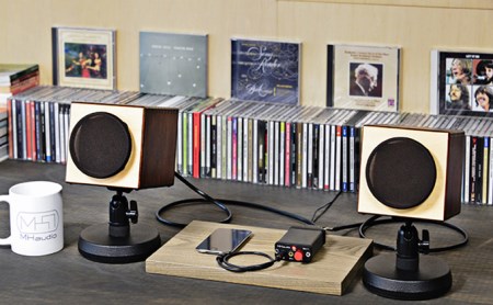 MHaudio 小型アコースティックオーディオセット ツートン