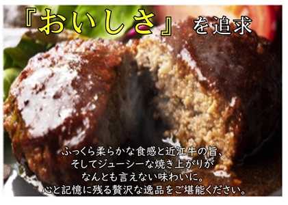手作りジューシー近江牛のフレンチハンバーグ4パックセット (14日間以上かけて丁寧に仕上げたデミグラスソース付) [0298]