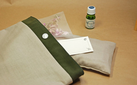 オリジナルアイピロー＆アロマ セット【メディタル　～しずけさ】