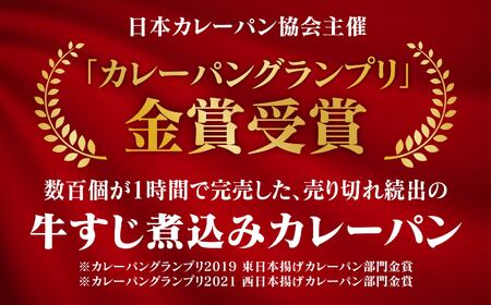 カレーパン 自家製牛すじ煮込み【10個入り】カレーパン