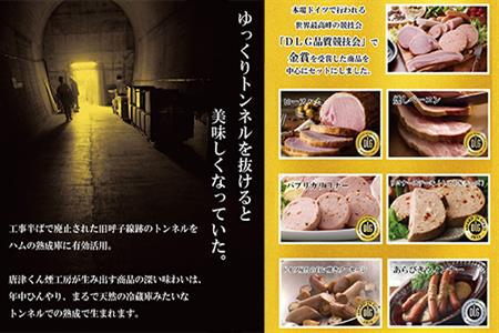 本場ドイツで連続受賞 8点セット (合計約840g) 匠のハム・ベーコン・ソーセージ 合成添加物不使用 詰合せ おつまみ おかず 贈答用 ギフト
