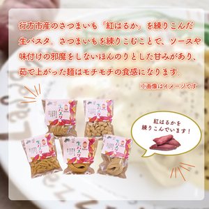 CJ-17 【行方市産さつまいも紅はるか使用】 生パスタ5種（計10食分）