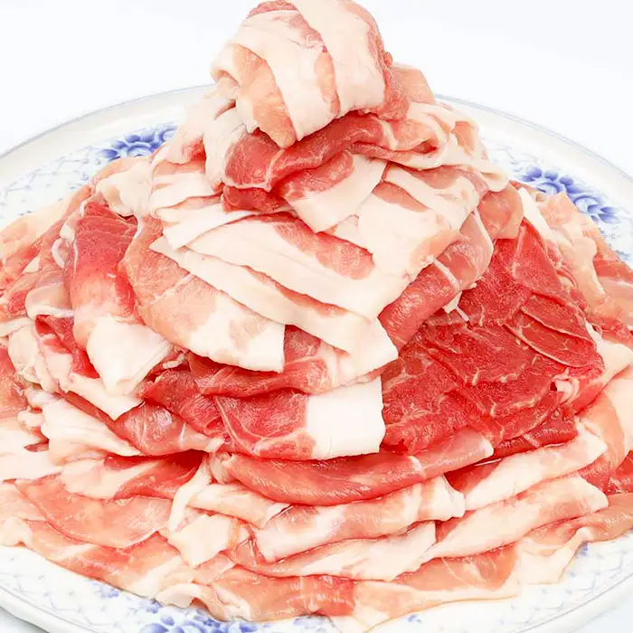 ☆大容量☆金の桜黒豚スライス 計1.5kg（500g×3P）ウデ・モモ肉 薄さ1.2mm 高校生が丹精込めて育てた黒豚【A-2002H】