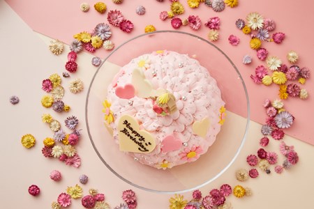 【Le Lis】プリンセスドール（ピンク）♪とびっきり可愛い芸術デコレーションケーキ5号（4～6名様分）！もちろん美味しさにも自信！【冷凍でお届け・冷蔵解凍】 // デコレーションケーキ 芸術ケーキ