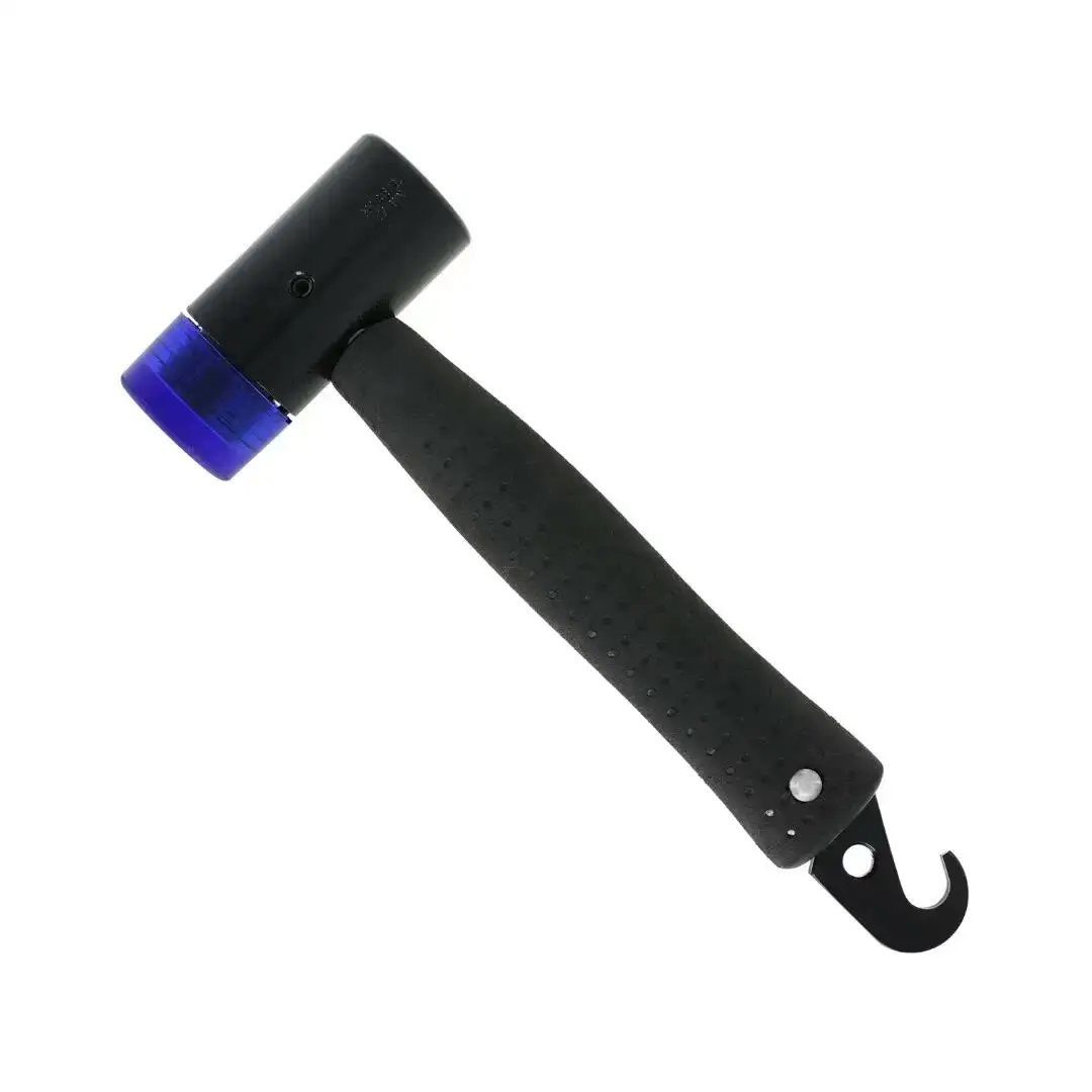 静音ペグハンマー（ブルー） キャンプ用品 アウトドア用品