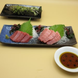 【色よし味よし鮮度よし】 三崎まぐろ 中トロ 2P ・ 赤身 2P セット【 神奈川県漁連 】 M077-008 冷凍 マグロ