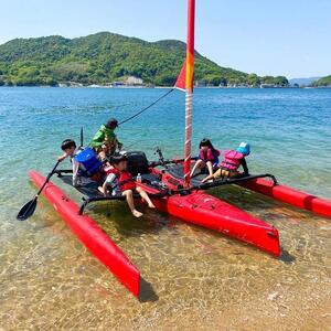 【広島・尾道】百島でトリマランカヤック体験 | 2時間利用
