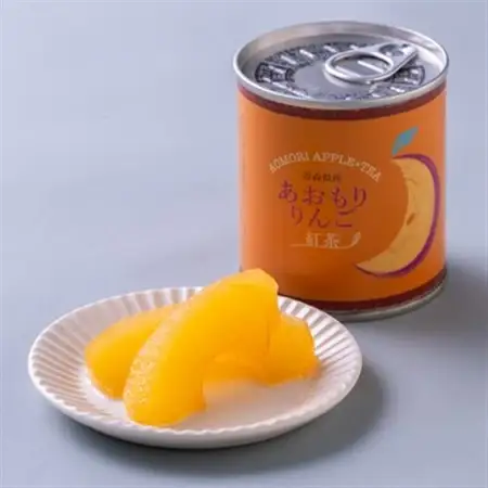 あおもりりんご 缶詰　紅茶8缶セット_惣菜・加工品 果物 缶詰・瓶詰 _【1310964】