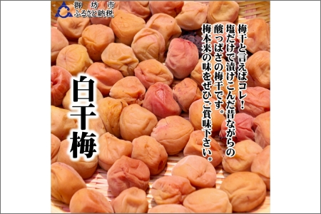 【0947-4】紀州南高梅　白干梅　1100g　家庭用（B級、C級）