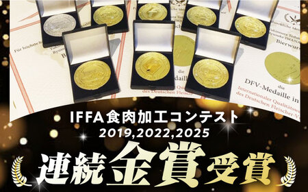 【3点×6回定期便】ハムセット おためし 3品 [EAM051] 国産ハム ベーコン ブロック  ハム詰合せ 無添加 金賞 定期便