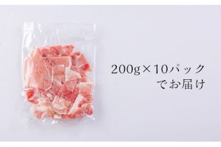 宮崎県産豚肉の切り落とし(2kg)　TF0553-P00020