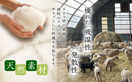 【2026年12月以降順次発送】羊毛敷き布団（シングル）敷き布団 [BEAD009]