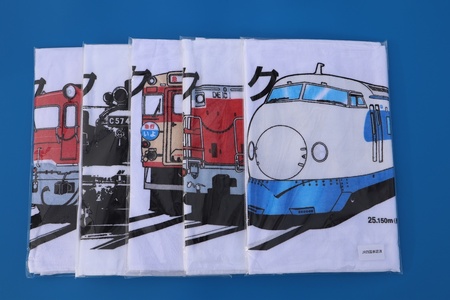 四国鉄道文化館　オリジナル鉄道グッズセット　C　フェイスタオル5枚セット