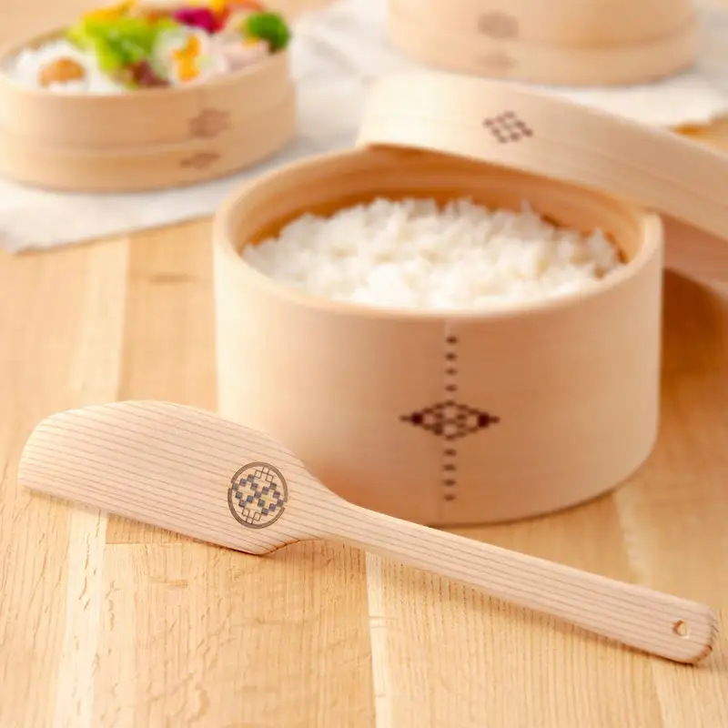 95P6001 【大館曲げわっぱ】料理へらセット【配送日指定不可】