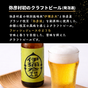 弥彦村初のクラフトビール(発泡酒) 伊彌彦枝豆エール12本セット | クラフトビール
