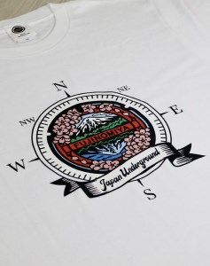 0014‐74‐02　富士宮市 マンホールＴシャツ（白）