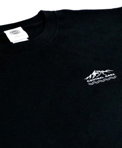 0014‐74‐03　富士宮市 マンホールＴシャツ バックプリント（黒）