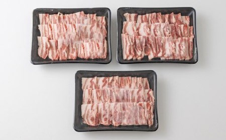 宮崎県産豚バラ焼肉 1.5kg 　TF0547-P00043