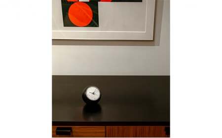 earth clock / ブラック（TIL16-10 BK）レムノス Lemnos 時計 工芸品 装飾品 民芸品 伝統技術 インテリア 五十嵐威暢 球体 地球 美しい おしゃれ  FAD-0871