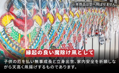 五島ばらもん凧（長崎県伝統的工芸品指定図柄）（サイズ縦：約80cm 横：約50cm）五島市/五島民芸 [PEV002]