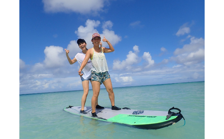 【ハレタオーシャンサポート】沖縄の海を満喫！【SUP体験＆シュノーケリング】2名様
