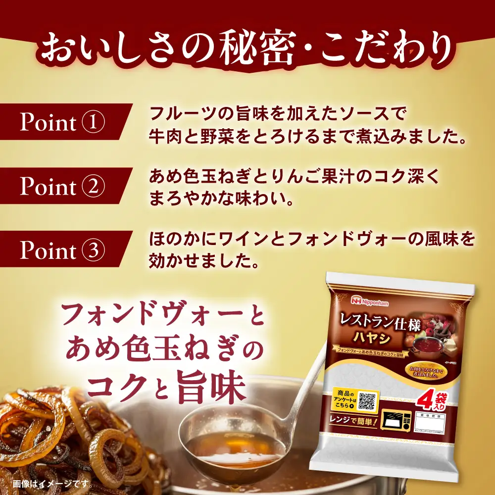 【小分け】【内袋のままレンジ調理可】日本ハム レストラン仕様ハヤシ10パックセット(1パック4袋入り)計40食分/ ハヤシ ハヤシライス カレー かれー レトルト 牛肉 小分け 長崎県 / 諫早市 / 日本ハムマーケティング株式会社 [AHAL005]