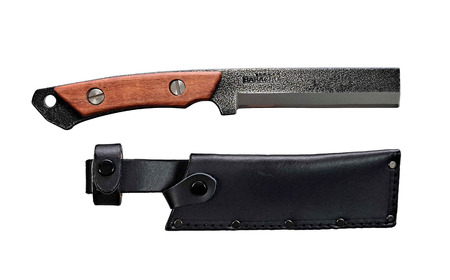 多喜火鉈 ブビンガ ビンテージ風 110mm 革ケース付 ナタ アウトドア 燕三条製 BABACHO