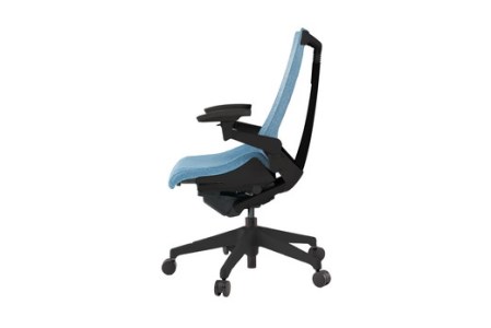 オフィスチェア イトーキ アクトチェア 【ブラック×ダックブルー】 【EI011W】  オフィス ゲーミング 日本製