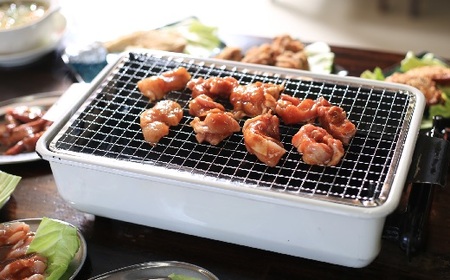 とりいち秘伝のたれと鶏焼き肉 750g セット( 肉 鶏 鶏肉 若鶏 モモ ムネ モモ肉 むね肉 タレ みそだれ 鶏焼き肉 松阪 名物 松阪鶏焼き肉 行列ができる名店 とりいち 人気 おすすめ 三重県 松阪市 )【1-222】