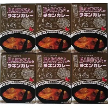 コスモ食品千葉いすみ工場製造　東京池袋発BAROSSAのレトルトチキンカレー6箱_惣菜・加工品 レトルト    惣菜・加工品 カレー  _【1107531】