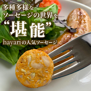 hayariの自然派ソーセージおまかせ５種セット　ソーセージ 食べ比べ 無添加 詰合せ 人気 創作ソーセージ 自然派ソーセージ こだわり サルシッチャ 世界のソーセージ ５種 詰め合わせ hayari 加工肉 15000円以内 オリジナル 素材 贈答 贈り物 ギフト お取り寄せ 送料無料 山梨県 上野原市