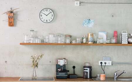 MONO Clock / ホワイト（LC10-20A WH） 工芸品 装飾品 民芸品 時計 壁掛け時計 伝統技術 インテリア おしゃれ 奈良雄一 シンプル モダン  FAD-0902