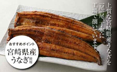 宮崎県産 うなぎ 蒲焼き 4尾セット	 K10_0015_2 