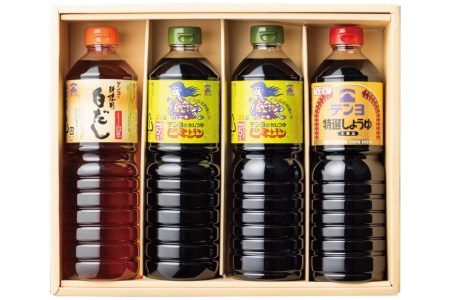 調味料 テンヨ 定番3種セット 特選しょうゆ & だしつゆビミサン & 白だし TS-30B