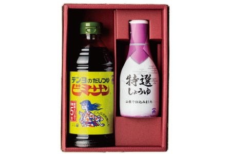 調味料 テンヨ お試し 2種セット 特選しょうゆ & だしつゆビミサン TP-10B