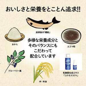 ドライドッグフード 鮭でキャットフードつくりました 150g×3袋(450g)