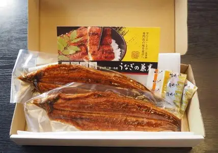 愛知県三河一色産　うなぎ蒲焼き　大サイズ2尾(合計330g以上)・U023-13