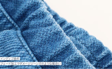 【夏のタフウェア】動きやすく、洗濯に強い！武道着の涼しさと強靭さ（インディゴ） LL