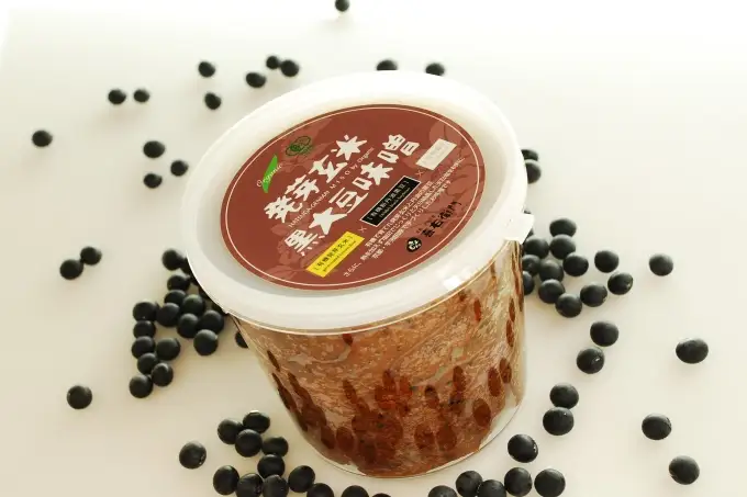 京都・喜右衛門「有機 発芽玄米黒大豆味噌」800g（味噌 玄米 調味料
