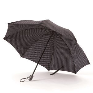 ネクタイ柄 紳士 折りたたみ傘 晴雨兼用傘 ネイビー×ダイヤブルー プレゼント