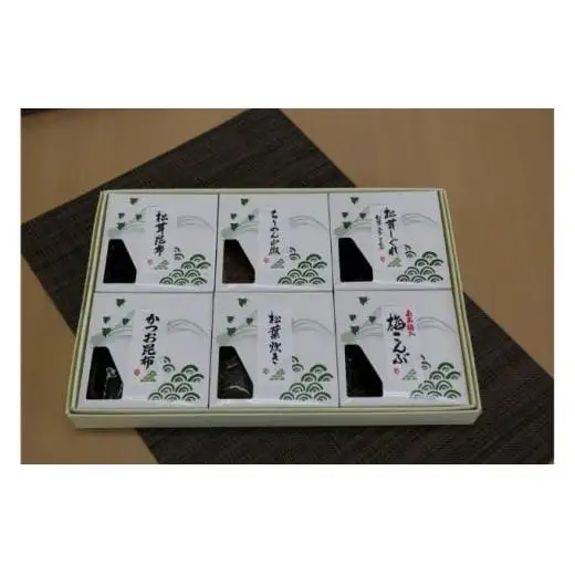 潮づくし 佃煮詰合せ KC-29 昆布 こんぶ 松茸 まつたけ 山椒 さんしょう ちりめん かつお