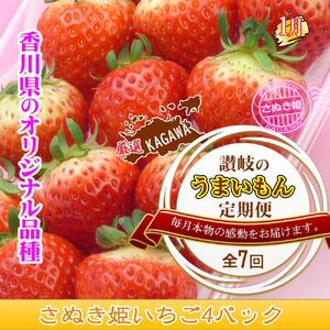 坂出産のフルーツとさぬきの特産品の定期便7回【Cコース】