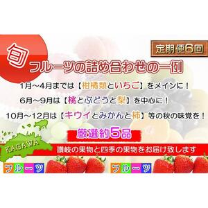 【頒布会6回】＜産直あきんど＞厳選フルーツの詰め合わせ［計6回連続お届け便］