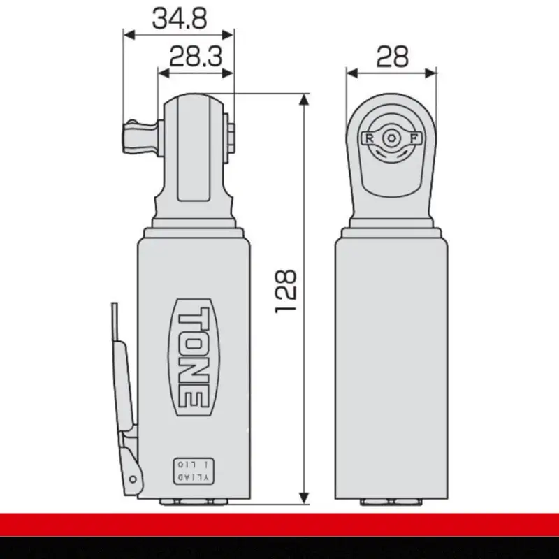 TONE トネ スタビーエアーラチェットレンチ AR3100S　工具　TONE　トネ 15001-40000584｜工具 整備士 自動車 バイク DIY メンテナンス