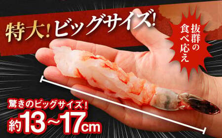 特大 ブラックタイガー 殻なし ビッグサイズ （10匹） 【入金確認後7営業日程度で発送】｜ エビ えび 海老 ブラックタイガー むきえび むきエビ 冷凍