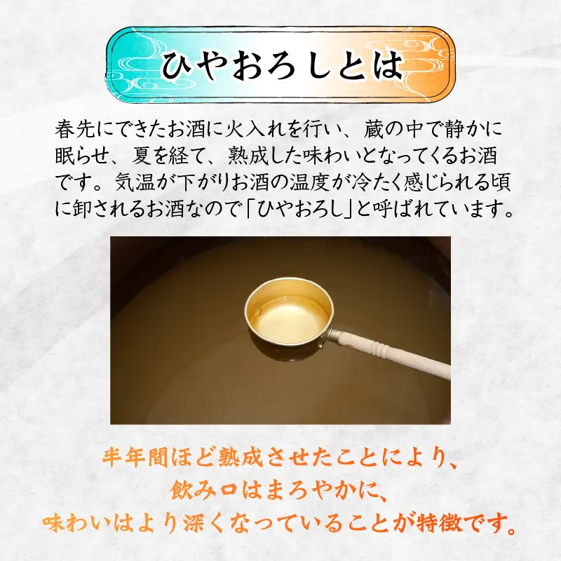 【先行予約】【秋限定】永平寺町 蔵元飲み比べ ひやおろし 2本セット 【2026年9月上旬より順次発送】[B-018005]