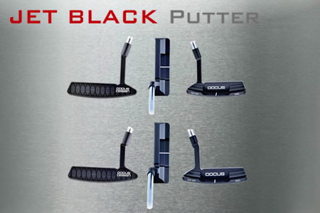 JET Black RAIDEN2(クランク)／RAIDEN2.5(スラント) PUTTER カーボンシャフト装着モデル  ゴルフ DOCUS クラブ パター ※離島への配送不可 golf ごるふ ゴルフ用品 スポーツ用品 スポーツ _CZ67